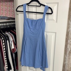 Hello Molly Sky Blue Mini Dress